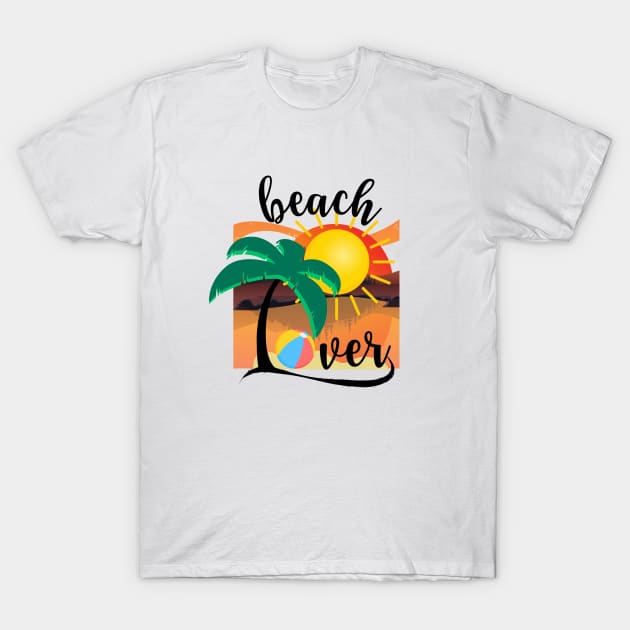 Beach Lover T-Shirt by Orange Pyramid